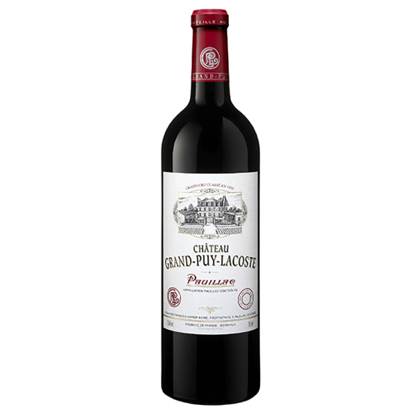 Château GRAND-PUY-LACOSTE, 5e cru classé,Pauillac AOC(niveau très bas-épaule), 1964