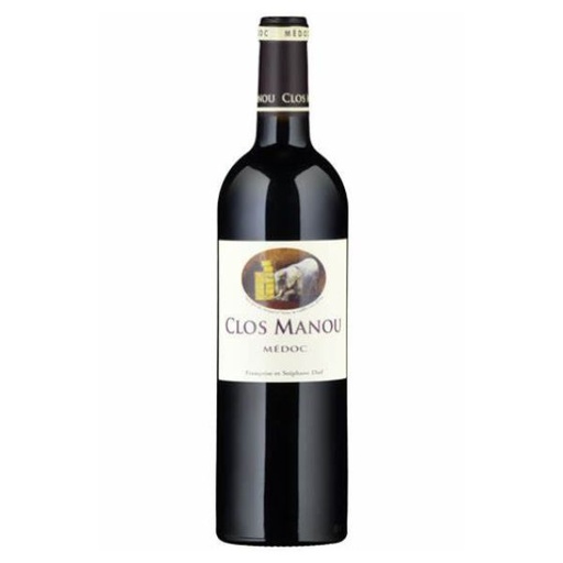 [CLOS MANO 2022 RB  ] CLOS MANOU, St-Christoly, Médoc AOC, 2022