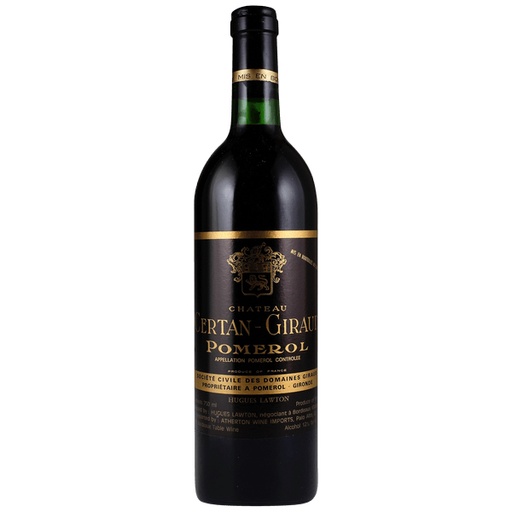 [CERT GIRA 1988 RB] Château CERTAN-GIRAUD, Pomerol AOC, 1988