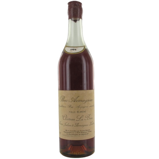 [ARMA 1904 DAR  AB] BAS-ARMAGNAC, AOC, Château La Brise, 42°, Francis Darroze, 1904