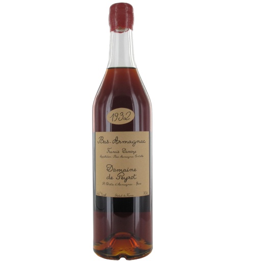 [ARMA 1932 DARR AB] BAS-ARMAGNAC,AOC,Domaine de Peyrot,44,5°,Francis Darroze