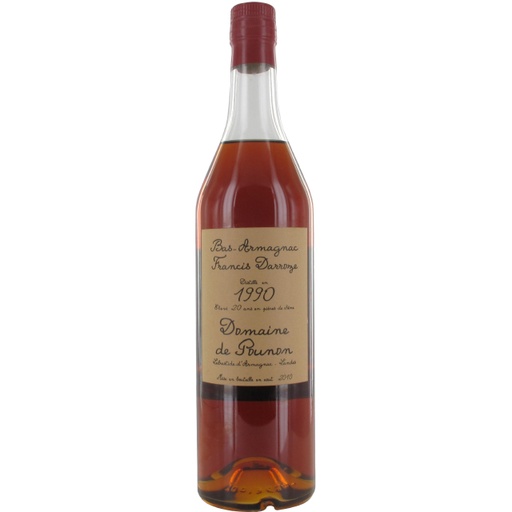 [ARMA 1990 DARR AB] BAS-ARMAGNAC,AOC,Domaine de Pounon,48,8°,Francis Darroze